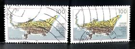 信120德国1998年邮票 世界遗产麦塞尔化石遗址 1全上品信销 随机发货,2015斯科特目录0.65美元