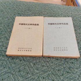 中国现代文学作品选（上下册）