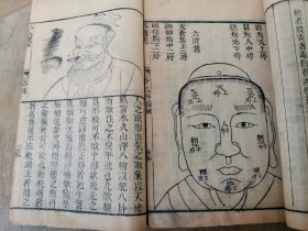 清 刻本 命学相书 《神相水镜集全编》一函四册全 原函原装 美品无暇 刻印精良