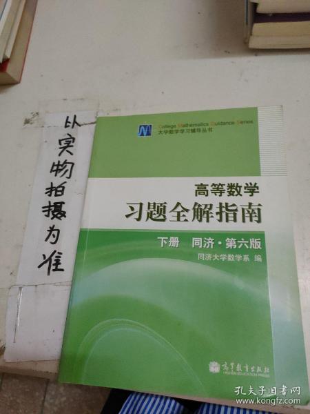 高等数学习题全解指南（下册）：同济·第六版