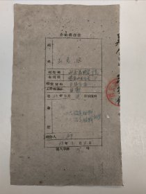 1963年关于 王克俭（去惠安化工厂）西安美术学院