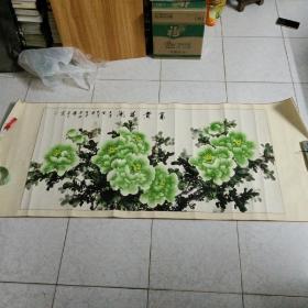 画家高山原装裱：富贵花开
纸张易损，售出不退不换，请看好下单