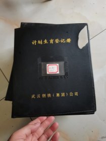 估计2000年左右，武钢职工计划生育登记卡，一本129张，基本都有照片，详细记录基本情况，原物照相