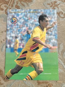 九十年代世界足球明星硬纸卡片（规格长14宽10公分），伊利.杜米特雷斯库