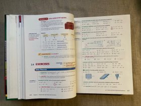 Holt McDougal Larson Algebra 1 & 2 代数教材两本合售 【英文版，精装大16开】馆藏书，裸书4.6公斤重