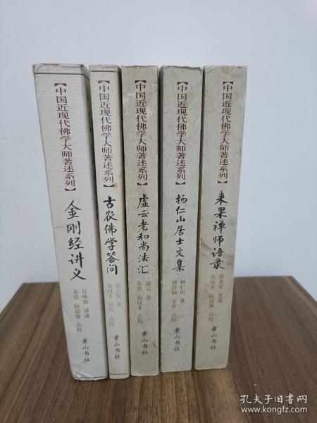 中国近现代佛学大师著述系列：杨仁山居士文集