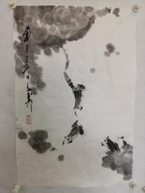 王子武款花鸟画