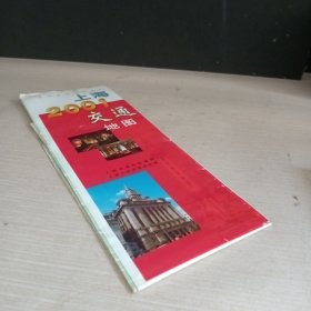 旧地图-上海市区交通地图(2001年2月7印)2开8品
