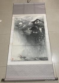 姚叙章 国画 原装原裱 立轴 96×58厘米