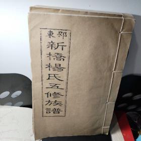 1996年邵东新桥杨氏五修族谱卷首与卷16
两册合售