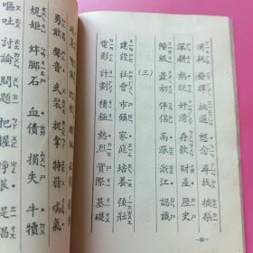 新编速成识字手册