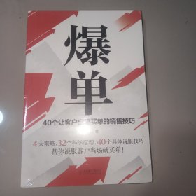 爆单：40个让客户自愿买单的销售技巧（销售冠军的10年经验精华）