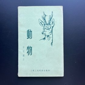 1956年画片《动物》全套12张全