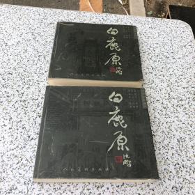 获第四届矛盾文学奖连环画，白鹿原：珍藏版连环画上下册，全二册2002年1版1印印2000册，缺上册前空白黄页