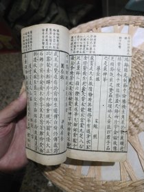 【清朝光绪十八年线装石印版】六朝文絜 许梿 评选 朱钧 产销 享金宝石齐藏版 光绪十八年壬辰季春月上海四马路古香阁石印 共四卷装订为一册【原封面破损，内页边角卷边及破损，有小的虫蛀，原原主人印章及圈注标记】图片为实拍，品相以图片为准