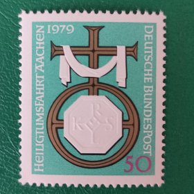德国邮票 西德 1979年 朝圣 1全新