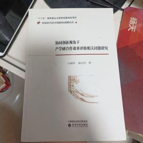 协同创新视角下产学研合作效率评价相关问题研究/转型时代的中国财经战略论丛