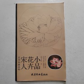 实用白搭画稿：宋人花卉小品，实物拍照正版现货