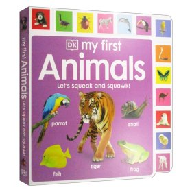 英文原版 My First Animals Let's Squeak and Squawk 启蒙认知 动物 英文版 进口英语原版书籍