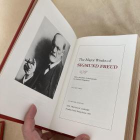 Franklin Library25周年真皮限量： The Works of Sigmund Freud 《 西格蒙德·弗洛伊德全集 》六册全套（三大册+三小册），西方世界伟大名著系列丛