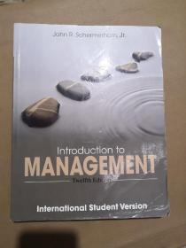 Introduction to MANAGEMENT