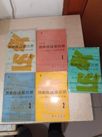 历史在这里沉思 966-1976年记实1-6.少第5册，5本合售，印刷年份不一