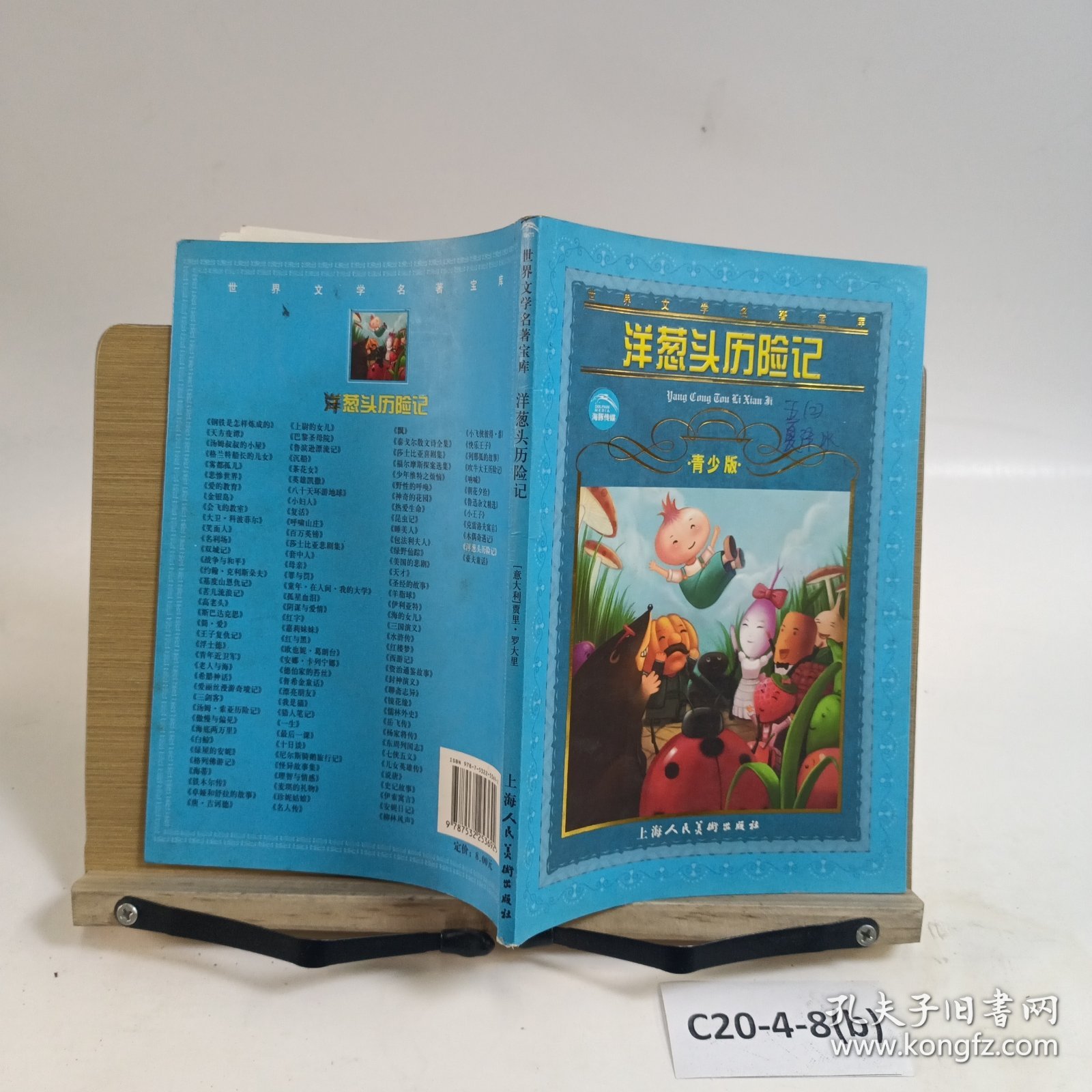 世界文学名著宝库：洋葱头历险记（青少版）
