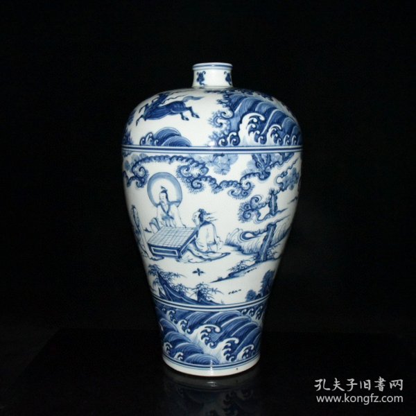 明正统青花人物故事梅瓶【45x27.5cm 】