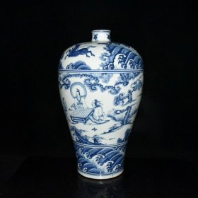 明正统青花人物故事梅瓶【45x27.5cm 】
