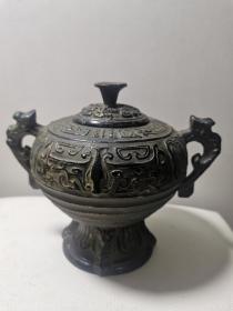 日本回流 铜香炉 中古物品