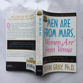 Men Are from Mars， Women Are from Venus男人来自火星，女人来自金星 英文原版 [平装]