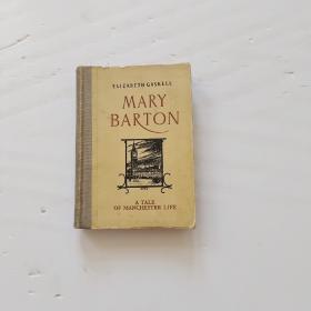 玛丽·巴顿 MARY BARTON 【实物拍图 有馆藏章 】