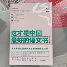 这才是中国最好的语文书：小说分册