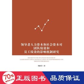 者人力資本和社會(huì)資本對(duì)團(tuán)隊(duì)績(jī)效和員工績(jī)效的影響機(jī)制研究 人力資源 劉麗芳