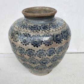 清代早中期青花瓷瓶瓷罐古董瓷器收藏摆饰花瓶