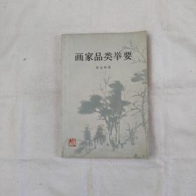 画家品类举要『上海人美80-5-1版1印17千册』张志钤著