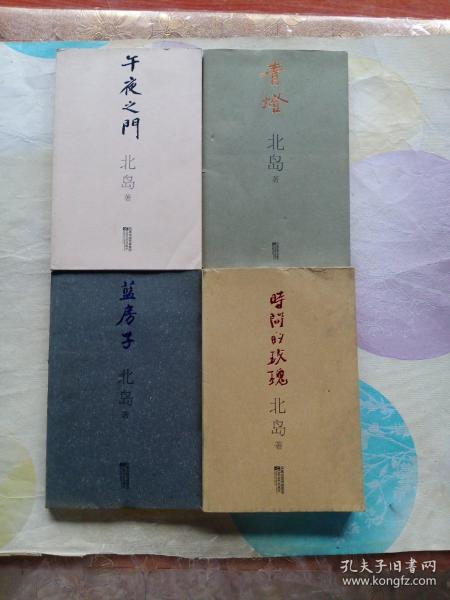 北岛作品:时间的玫瑰＋青灯＋篮房子＋午夜之门(四本合售)