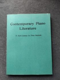 Contemporary Piano Literature