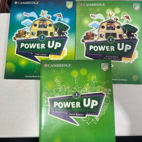 POWER UP 1 Pupil's Book + Home Book+Activity Book【3本合售】