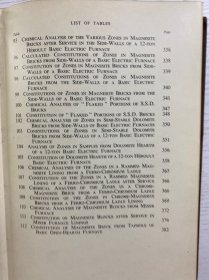 Basic Refractories：Their Chemistry and Their Performance 耐火材料：化学性质和性能 （1950年英文版）32开（精装如图、内页干净）