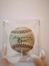 爱因斯坦签名baseball，棒球，复刻品