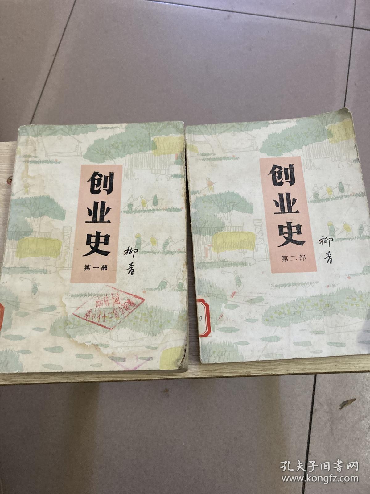 创业史（第一部第二部合售，1982年印）