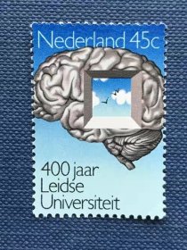 hl201外国邮票荷兰1975年开展高等教育400周年 新 1全