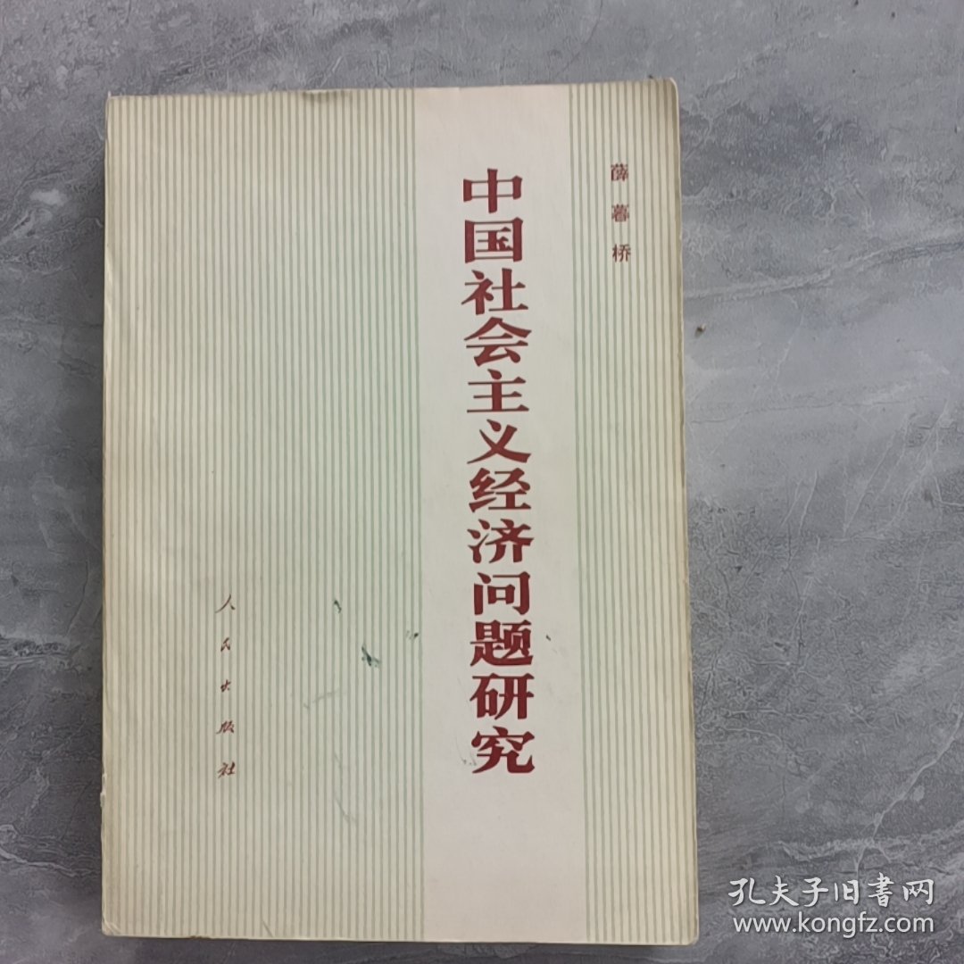 中国社会主义经济问题研究