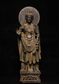 （议价） 片岩犍陀罗艺术佛像高120cm宽50cm厚22cm