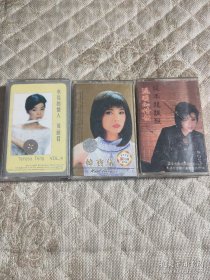 老磁带 邓丽君 韩宝仪 龙飘飘 三本合售 都有歌词