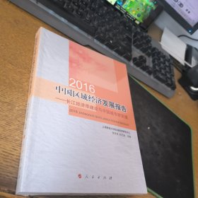 2016中国区域经济发展报告——长江经济带建设与中国城市群发展