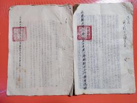 1954年永春县各个学校工作总结报告