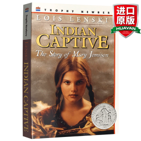 英文原版 Indian Captive 印第安俘虏 1942纽伯瑞银奖 蓝思800L V级 DRA50 6-8年级 英文版 进口英语原版书籍