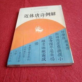 新纪元中华诗词艺术书库近体唐诗例解